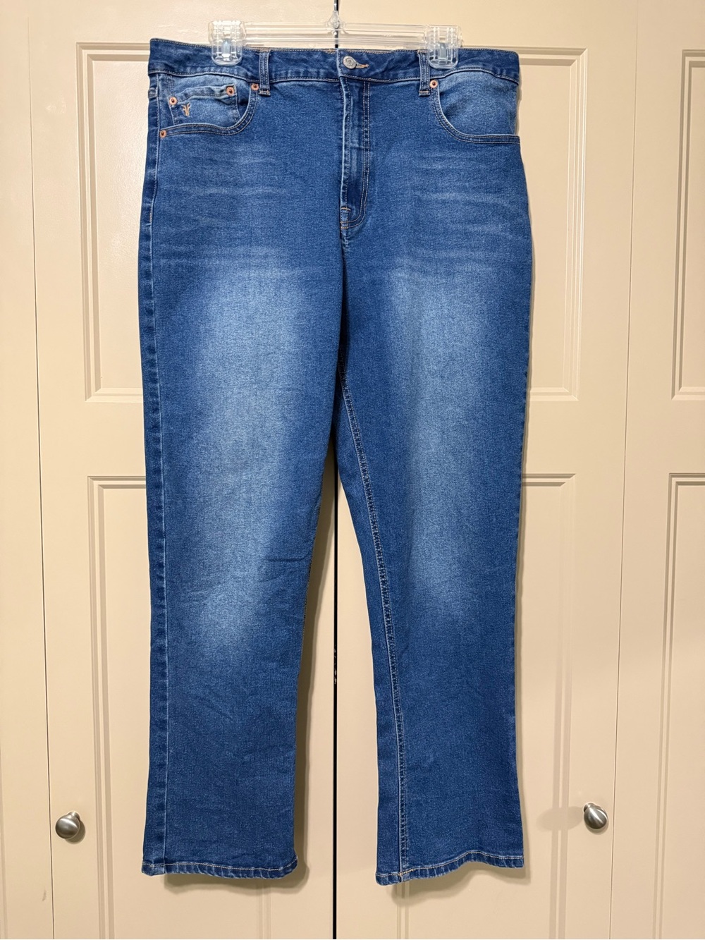 Frye Straight-Leg Blue Denim Jeans